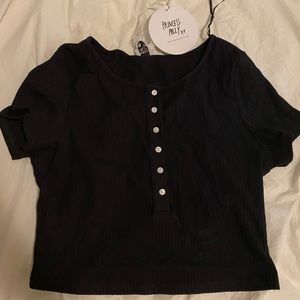 Princess Polly Lovers Thief Top Black